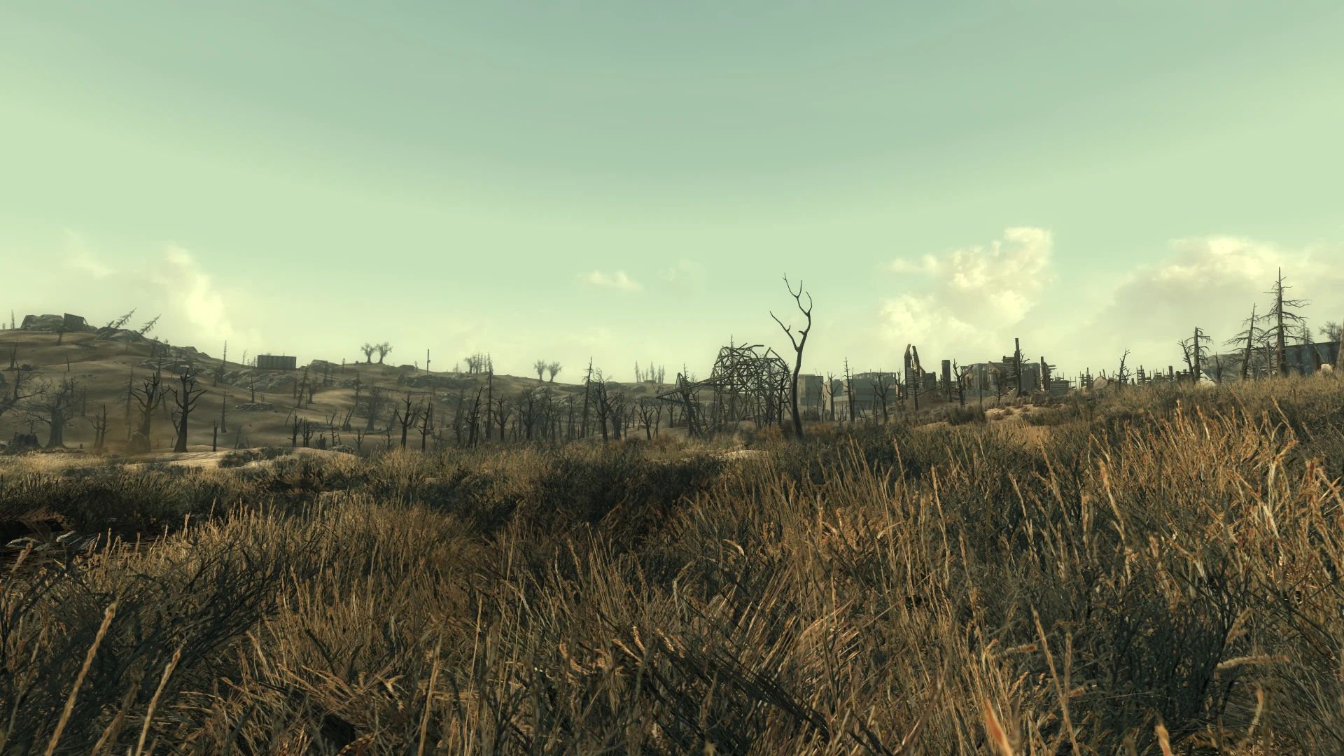 Vertex-Lit Grass mod for Fallout 3