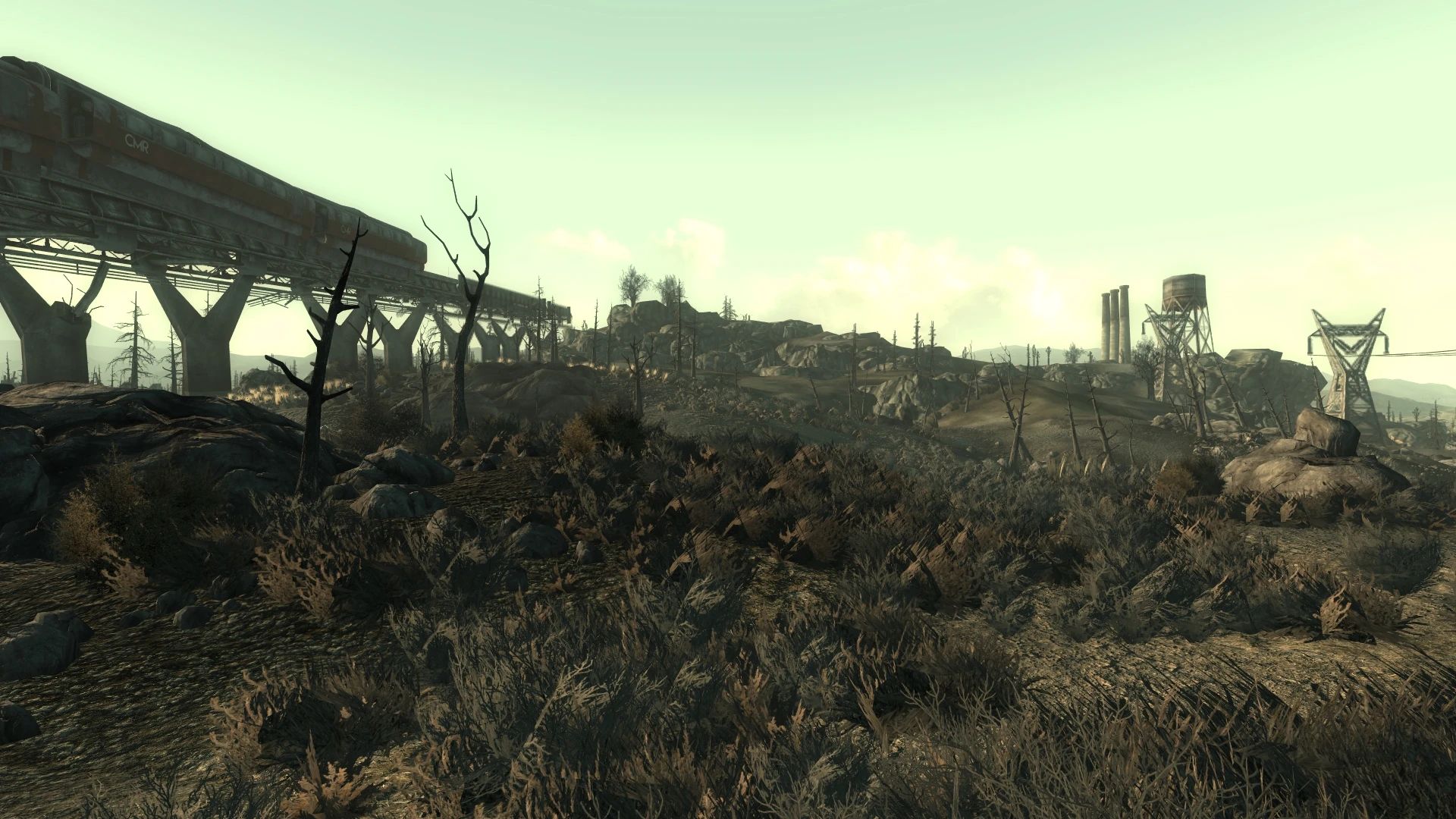 Vertex-Lit Grass mod for Fallout 3