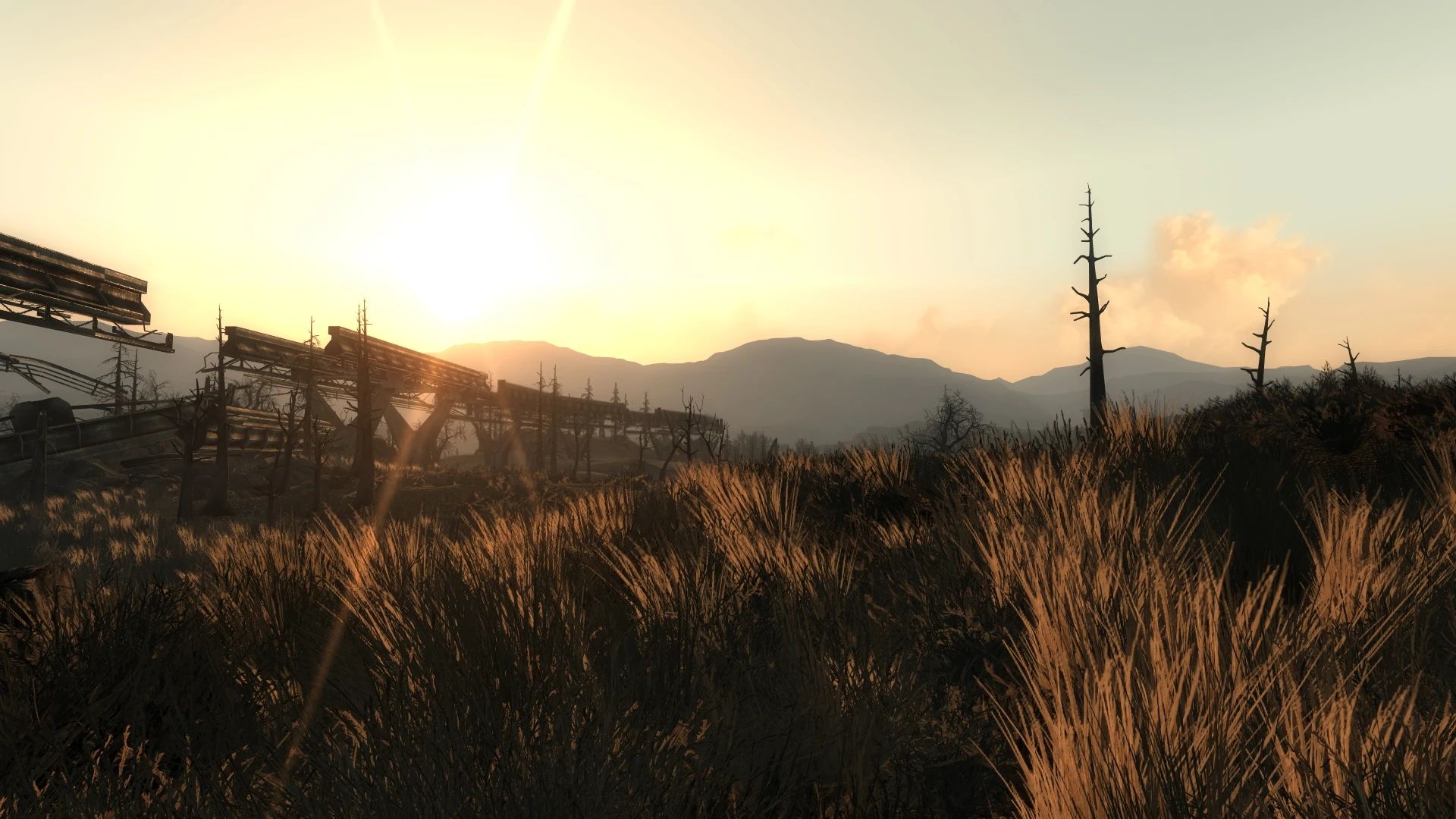 Vertex-Lit Grass mod for Fallout 3