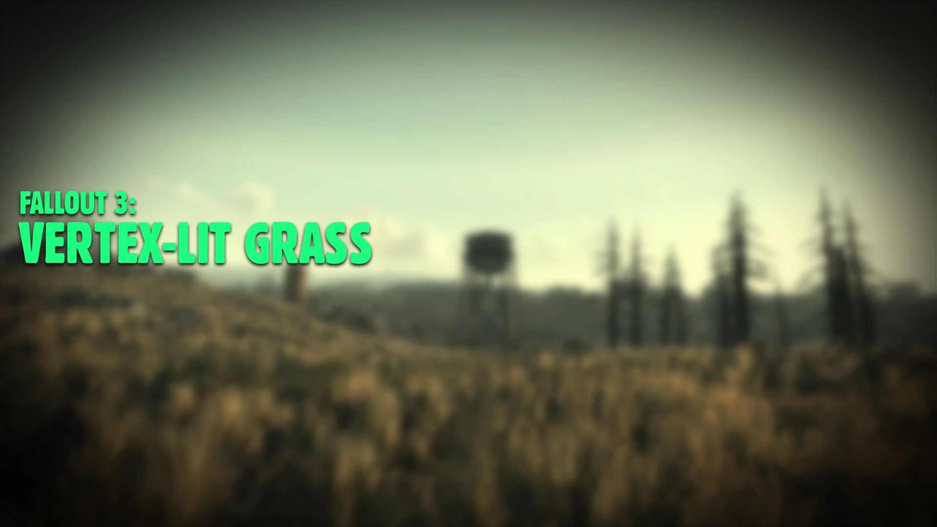Vertex-Lit Grass mod for Fallout 3