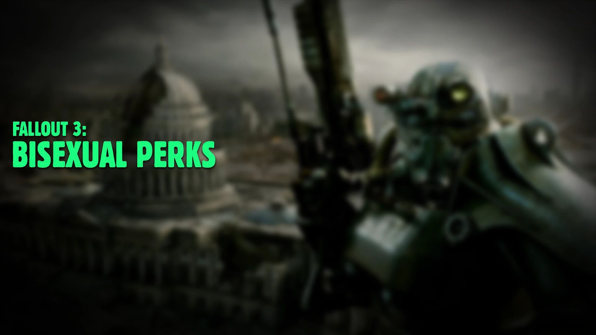 Bisexual Perks mod for Fallout 3