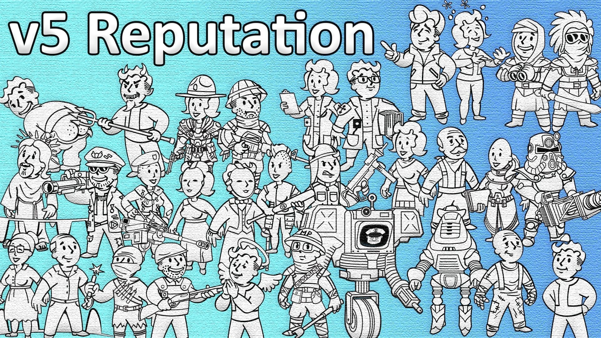 Consistent Pip-Boy Icons v5 - Karma and Reputation mod for Fallout 3