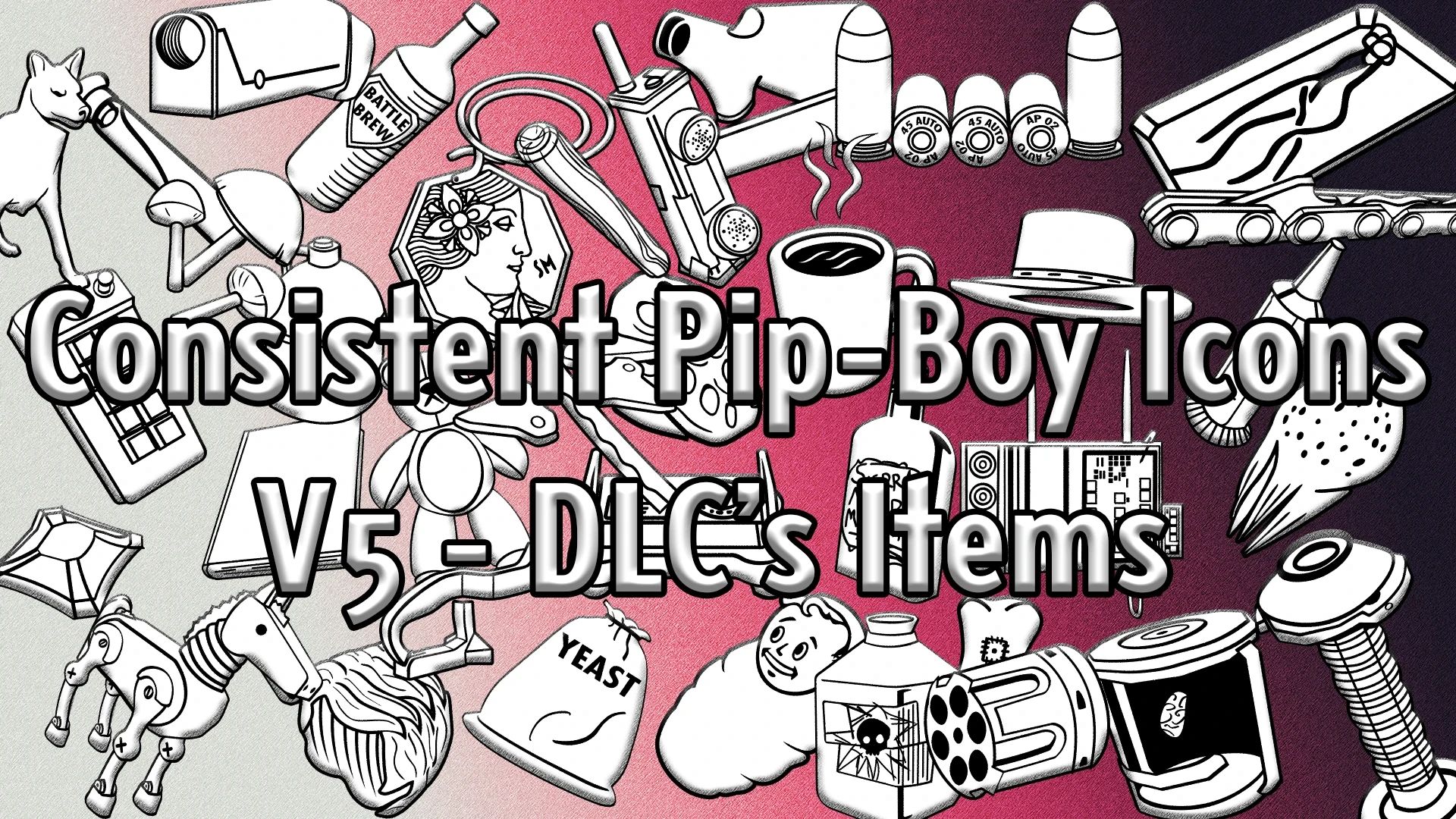 Consistent Pip-Boy Icons v5 - DLC's Items mod for Fallout: New Vegas