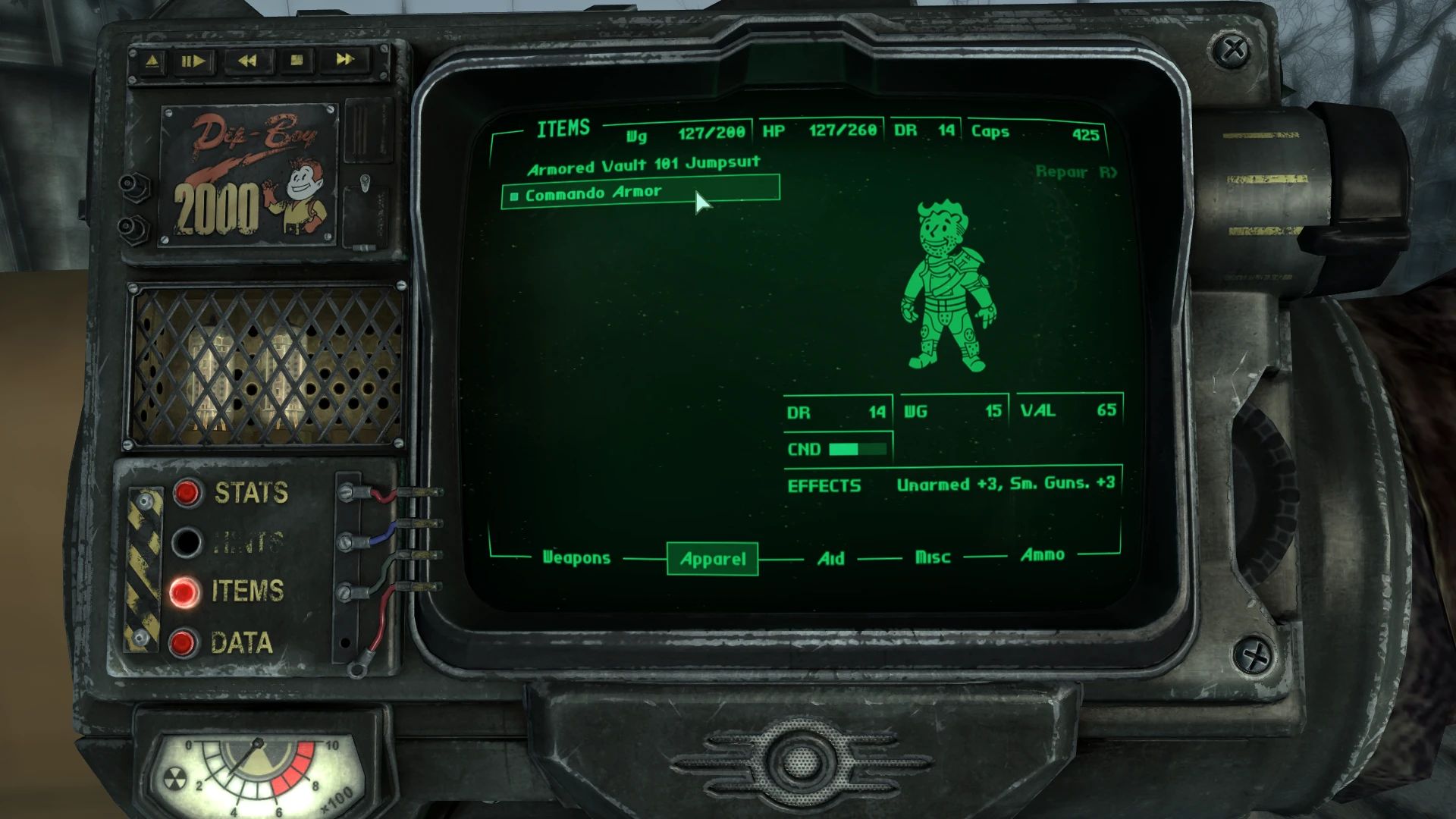 Armors Renamed mod for Fallout 3