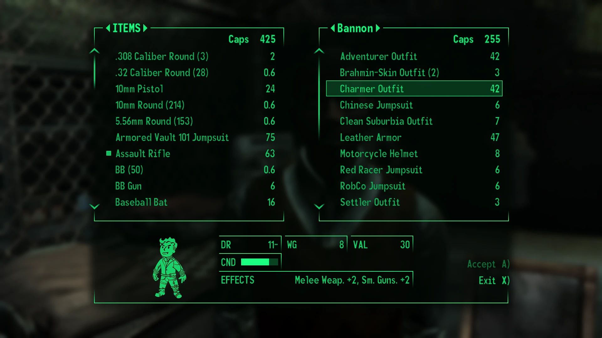 Armors Renamed mod for Fallout 3