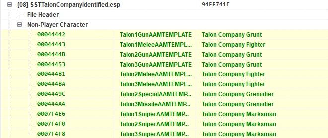 Combatants Identified mod for Fallout 3
