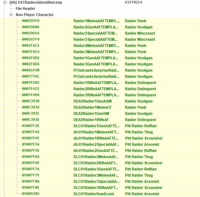 Combatants Identified mod for Fallout 3