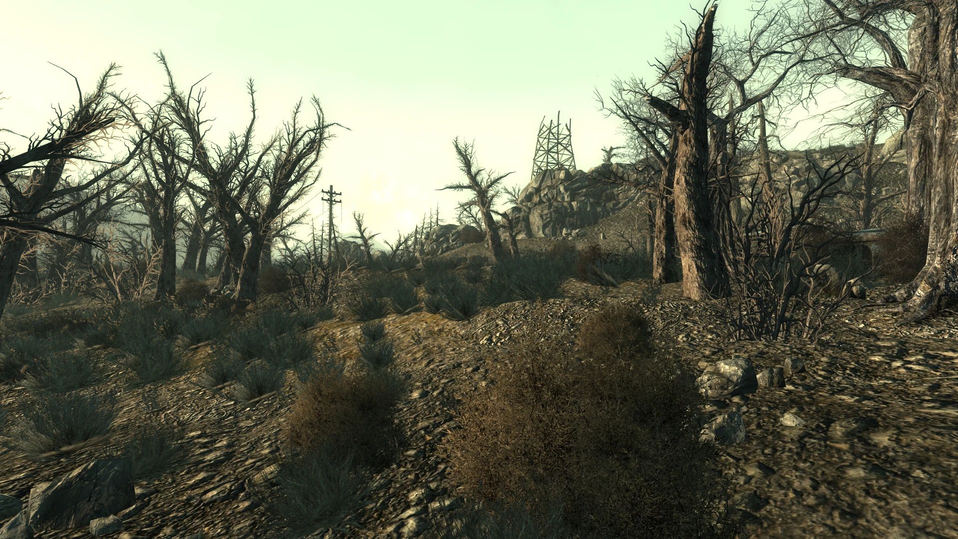 Blasted Trees mod for Fallout 3