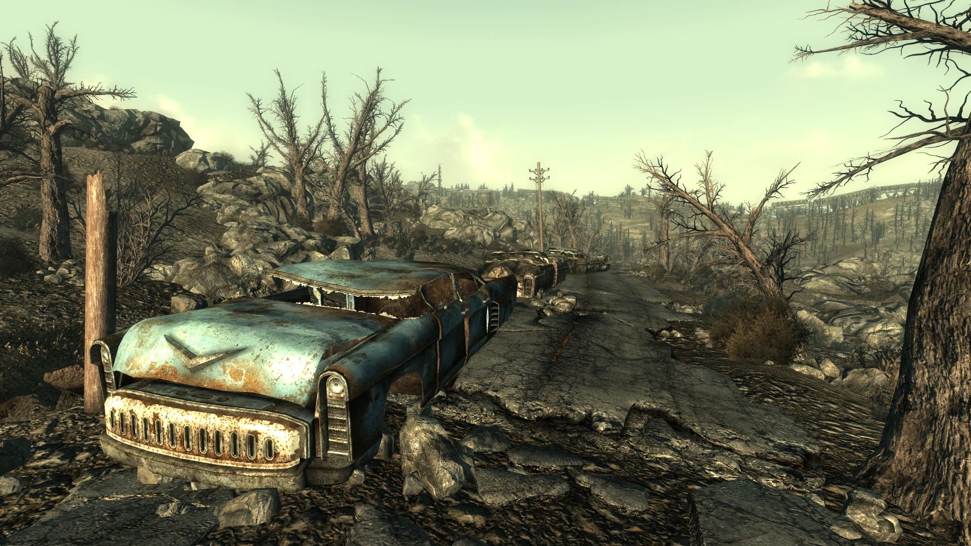 Blasted Trees mod for Fallout 3