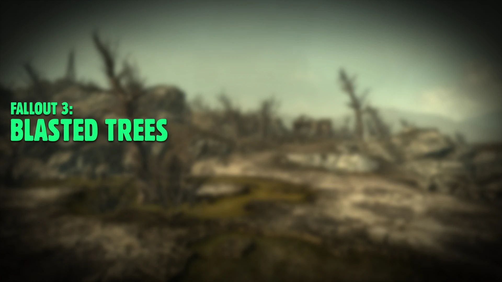 Blasted Trees mod for Fallout 3