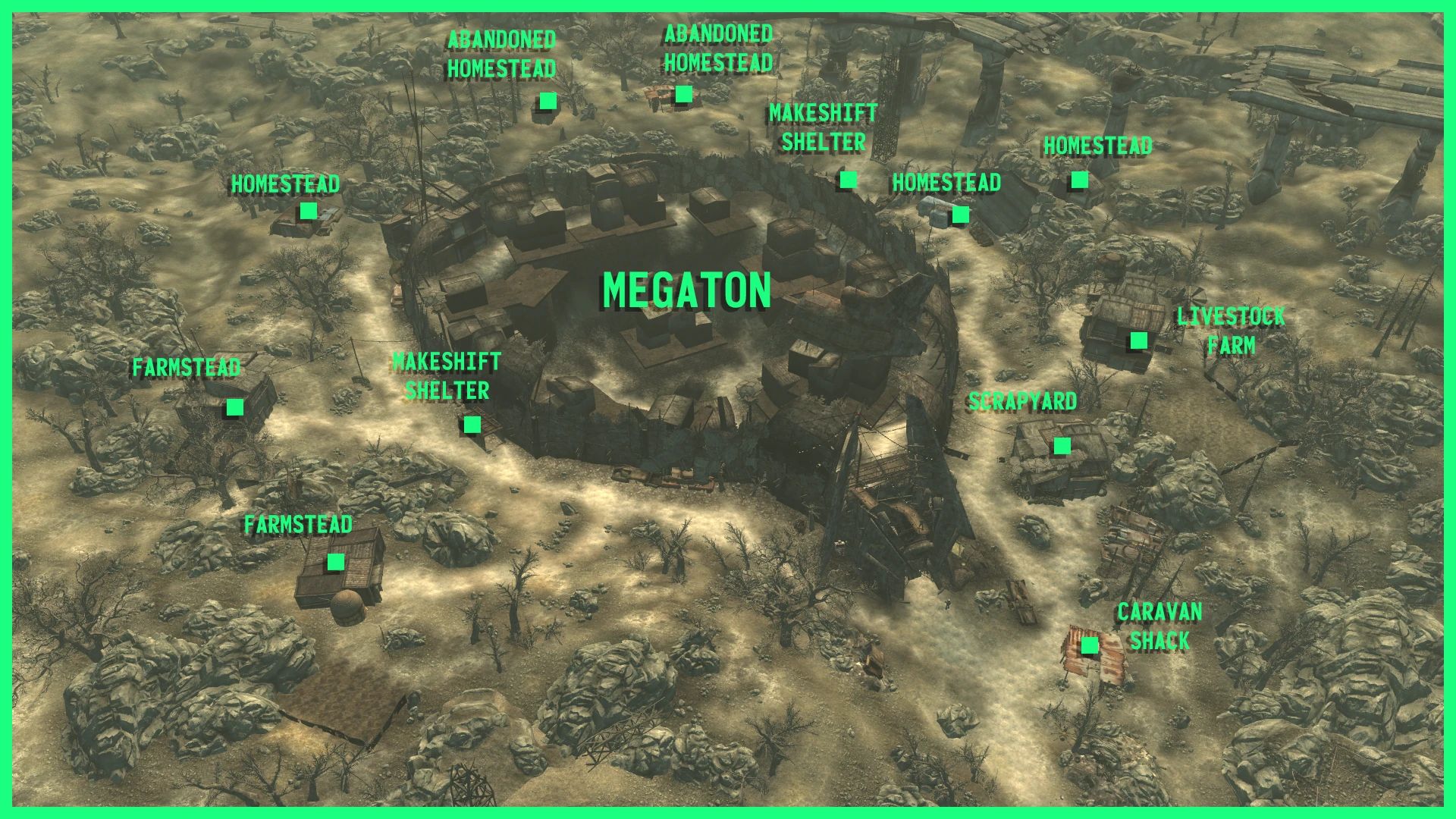 Megaton Outskirts mod for Fallout 3