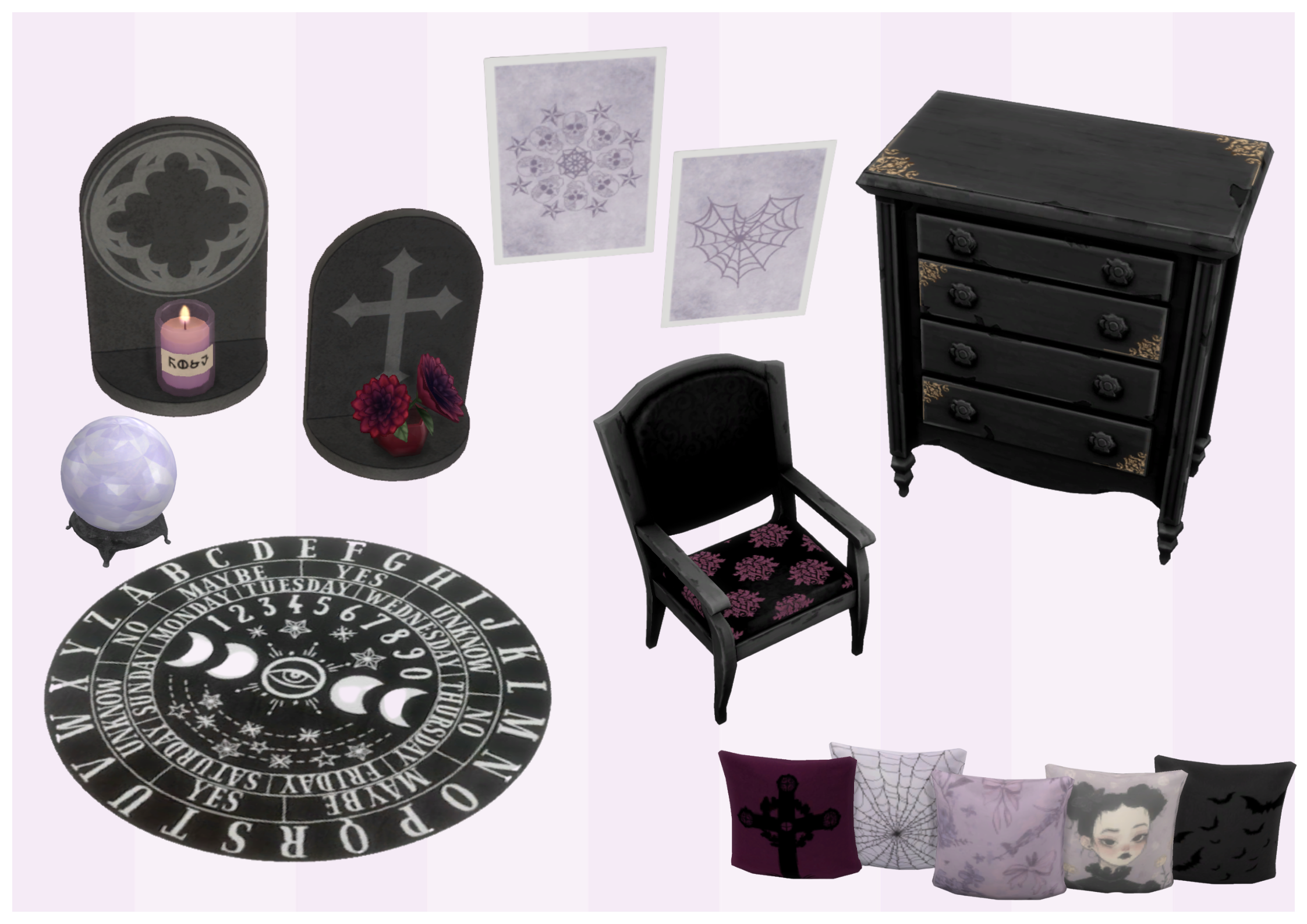 Soft Goth mod for The Sims 4 