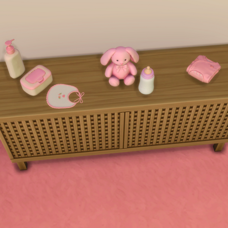 Baby Girl Clutter mod for The Sims 4 