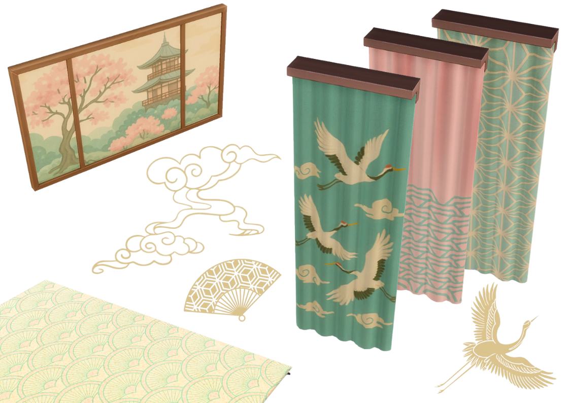 Sakura Dream mod for The Sims 4 