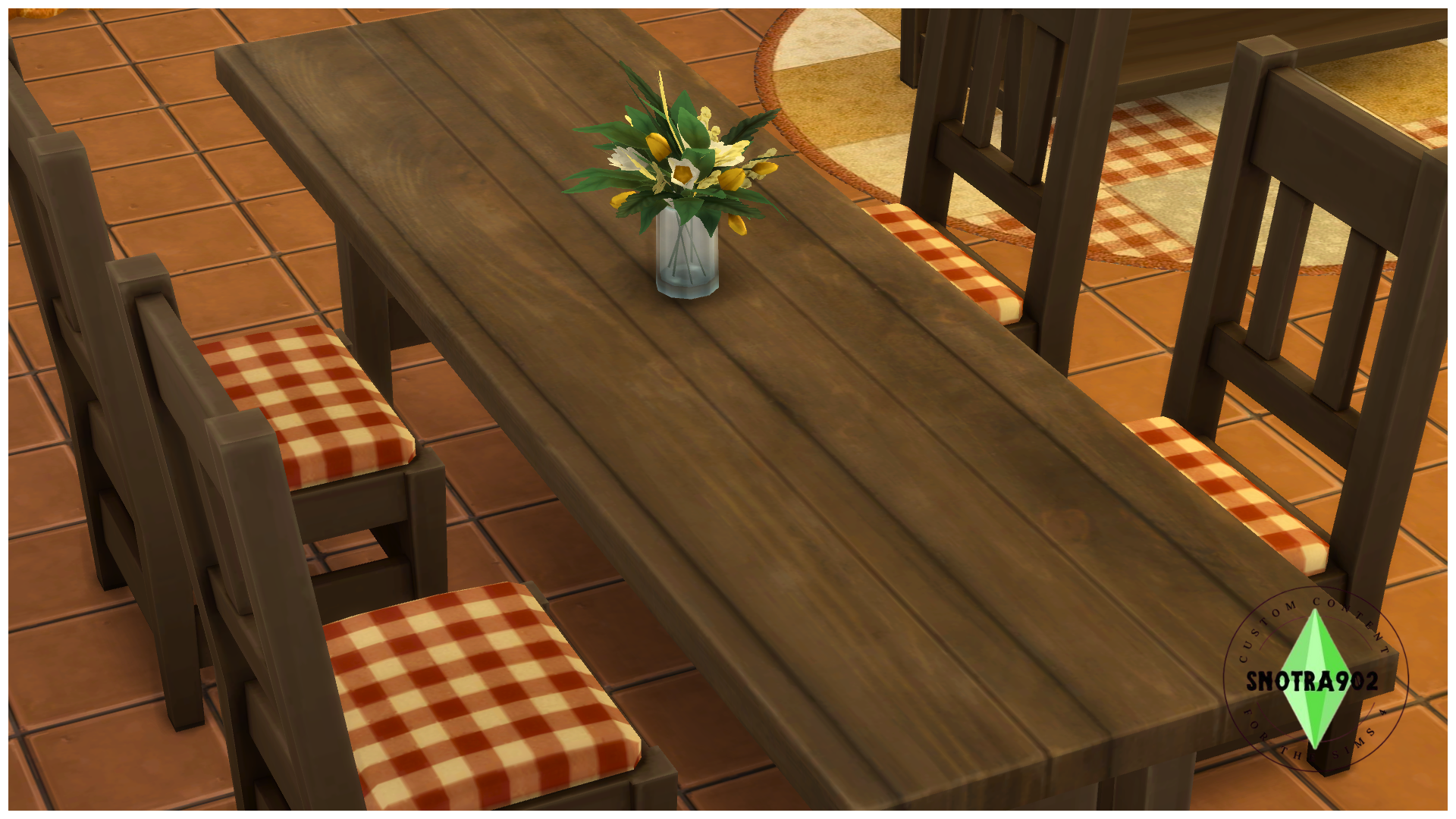 Rustic Farmhouse mod for The Sims 4 