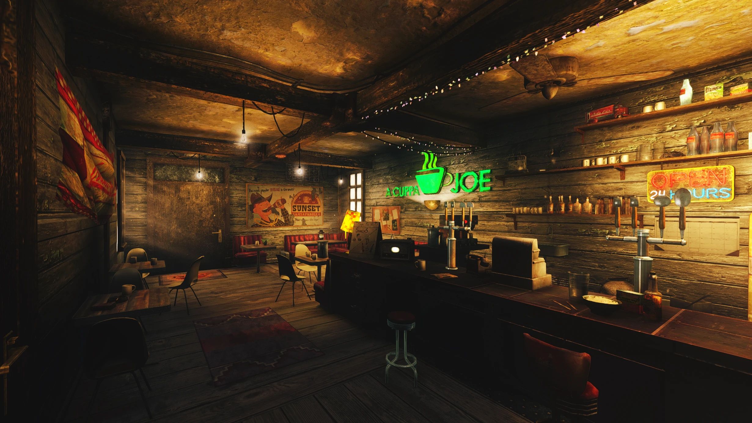 The Goodsprings Coffee House mod for Fallout: New Vegas