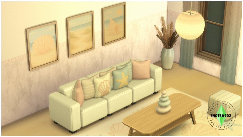 Seashell Dream mod for The Sims 4 