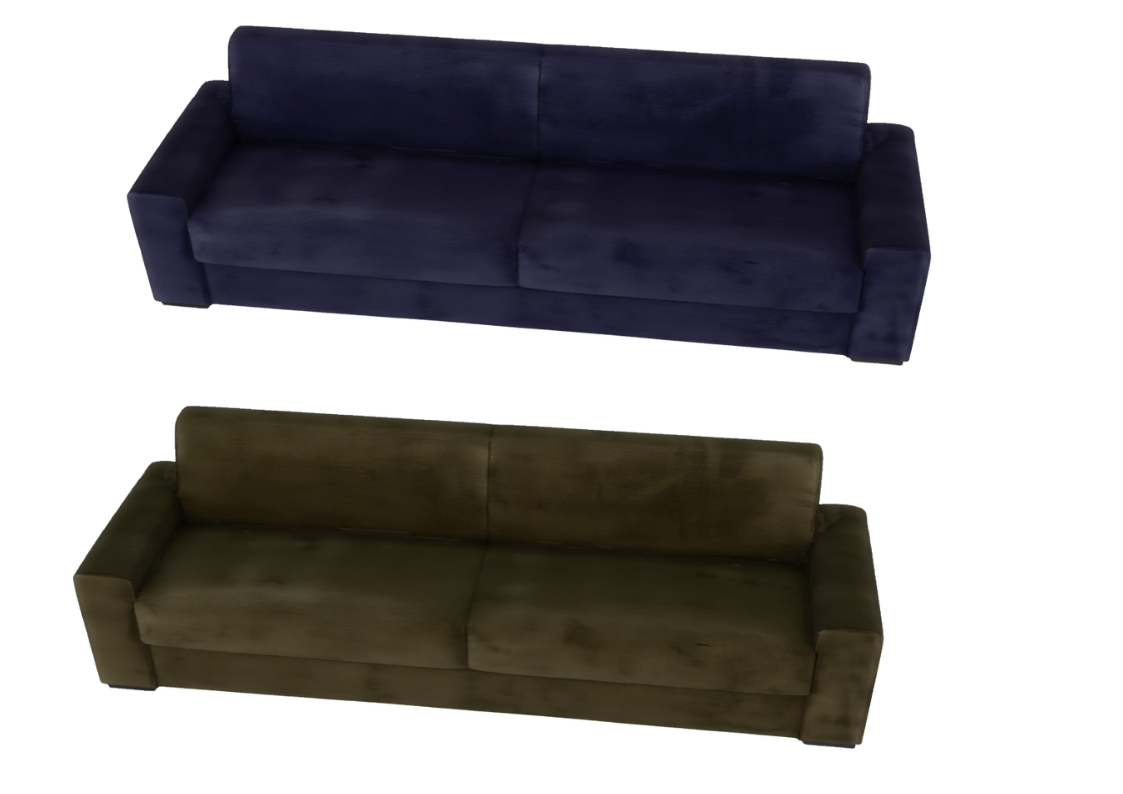 Comfort Velvet Sofa mod for The Sims 4 