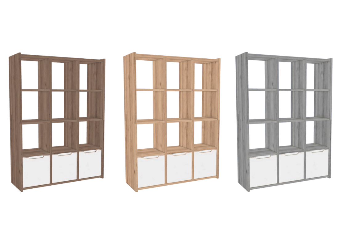 Modern Wooden Display mod for The Sims 4 