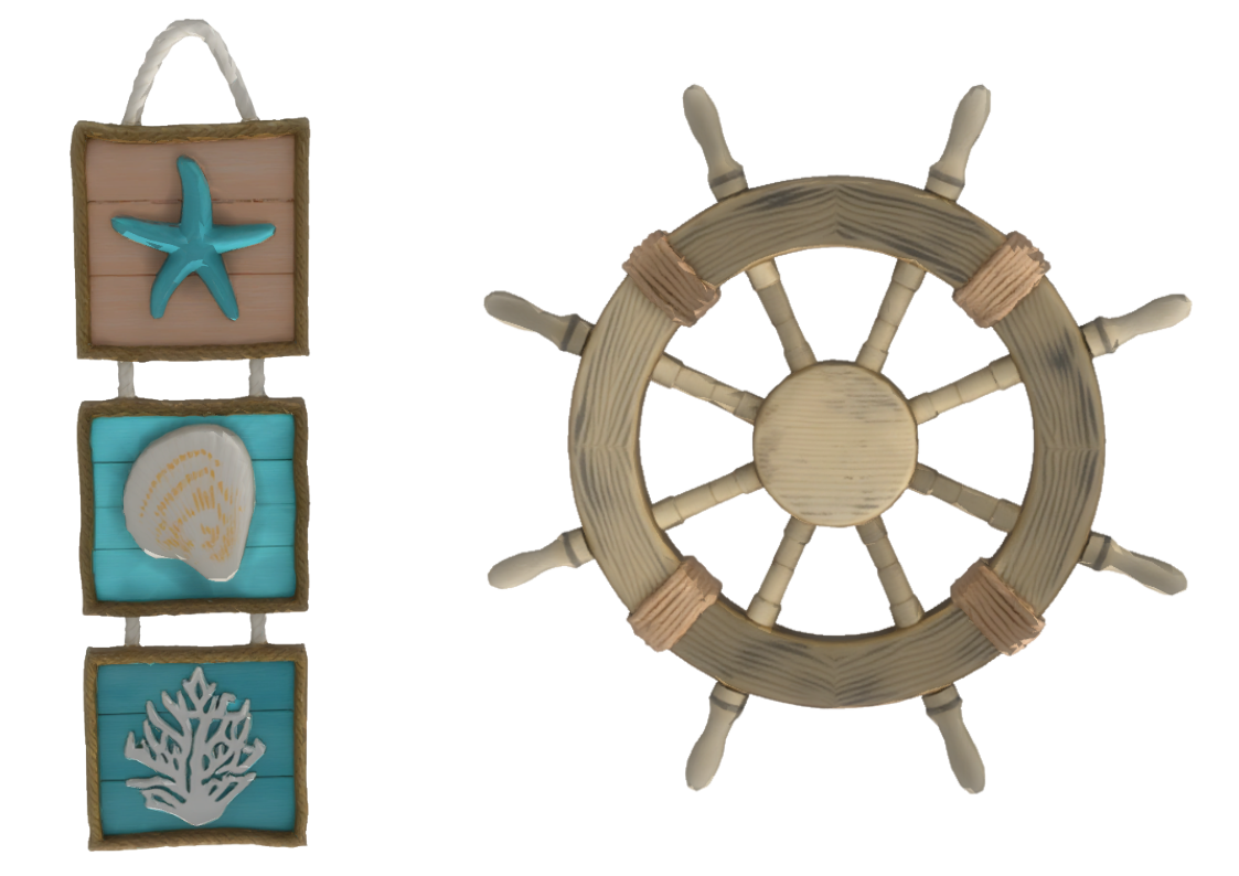 Seaside Decor mod for The Sims 4 