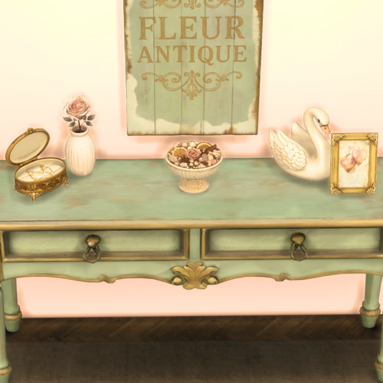 Soft Romantic - Clutter mod for The Sims 4 