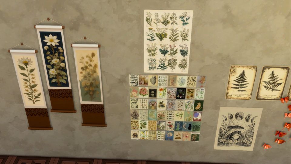 Fairycore Decors Set mod for The Sims 4 