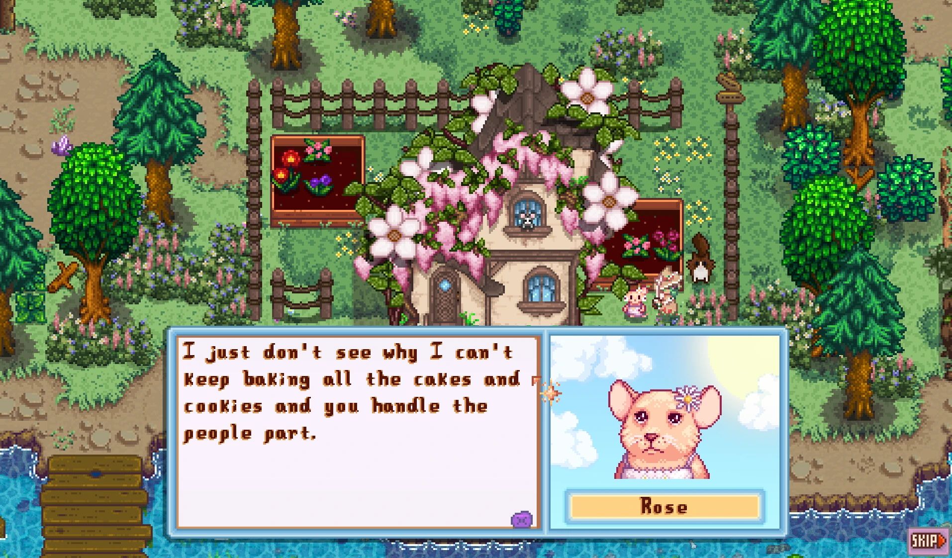 Rose and the Alchemist - Custom NPCs for Sunberry Village mod for Stardew Valley