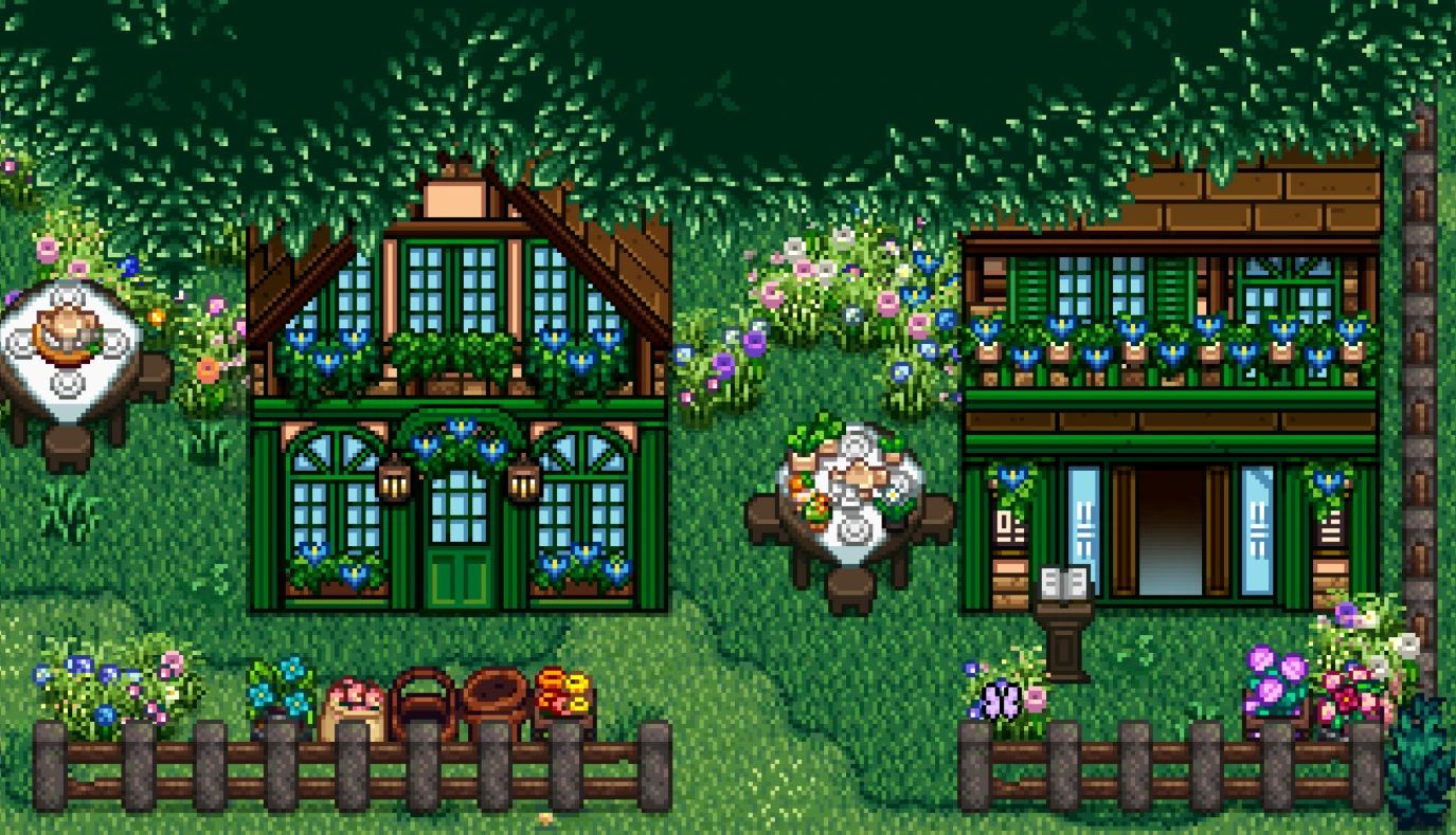HxW Custom Buildings All in One Pack mod for Stardew Valley