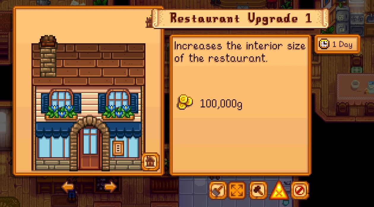 HxW Buildable Restaurant mod for Stardew Valley