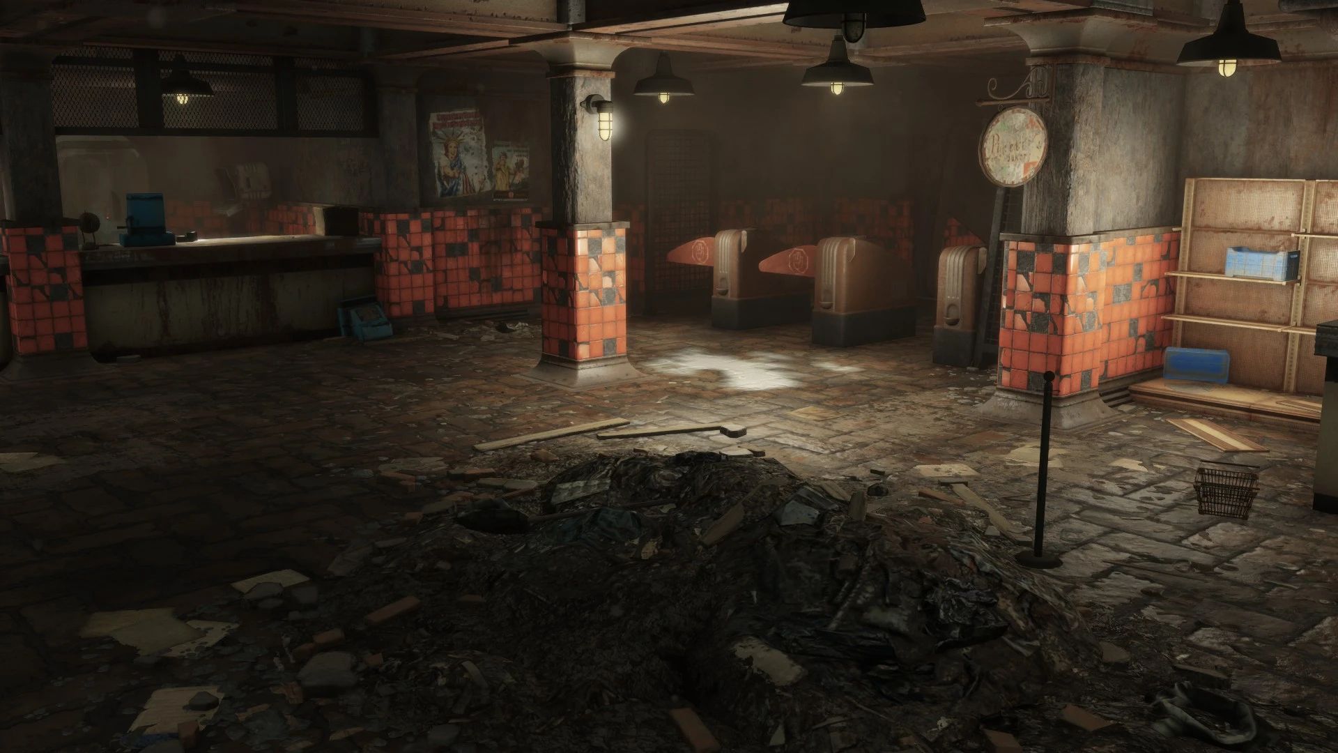 Gritty Subways (2K - 4K) mod for Fallout 4