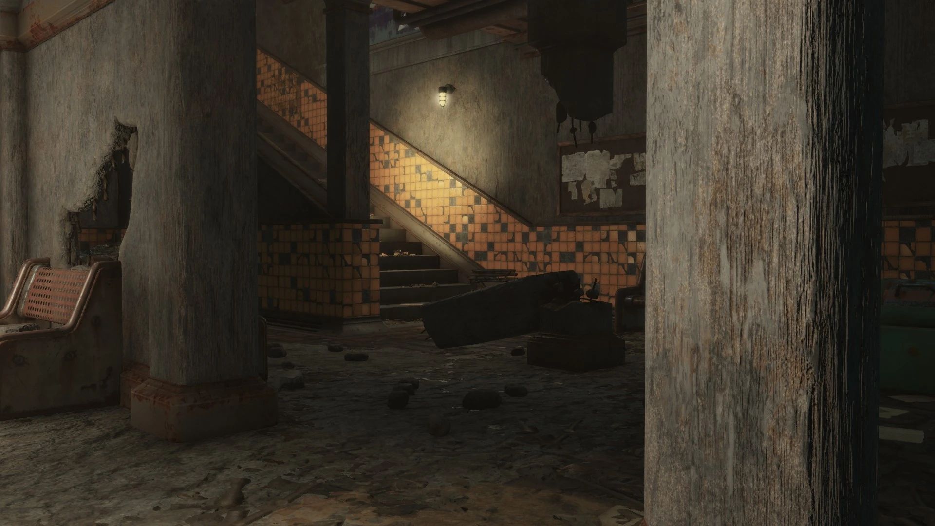 Gritty Subways (2K - 4K) mod for Fallout 4