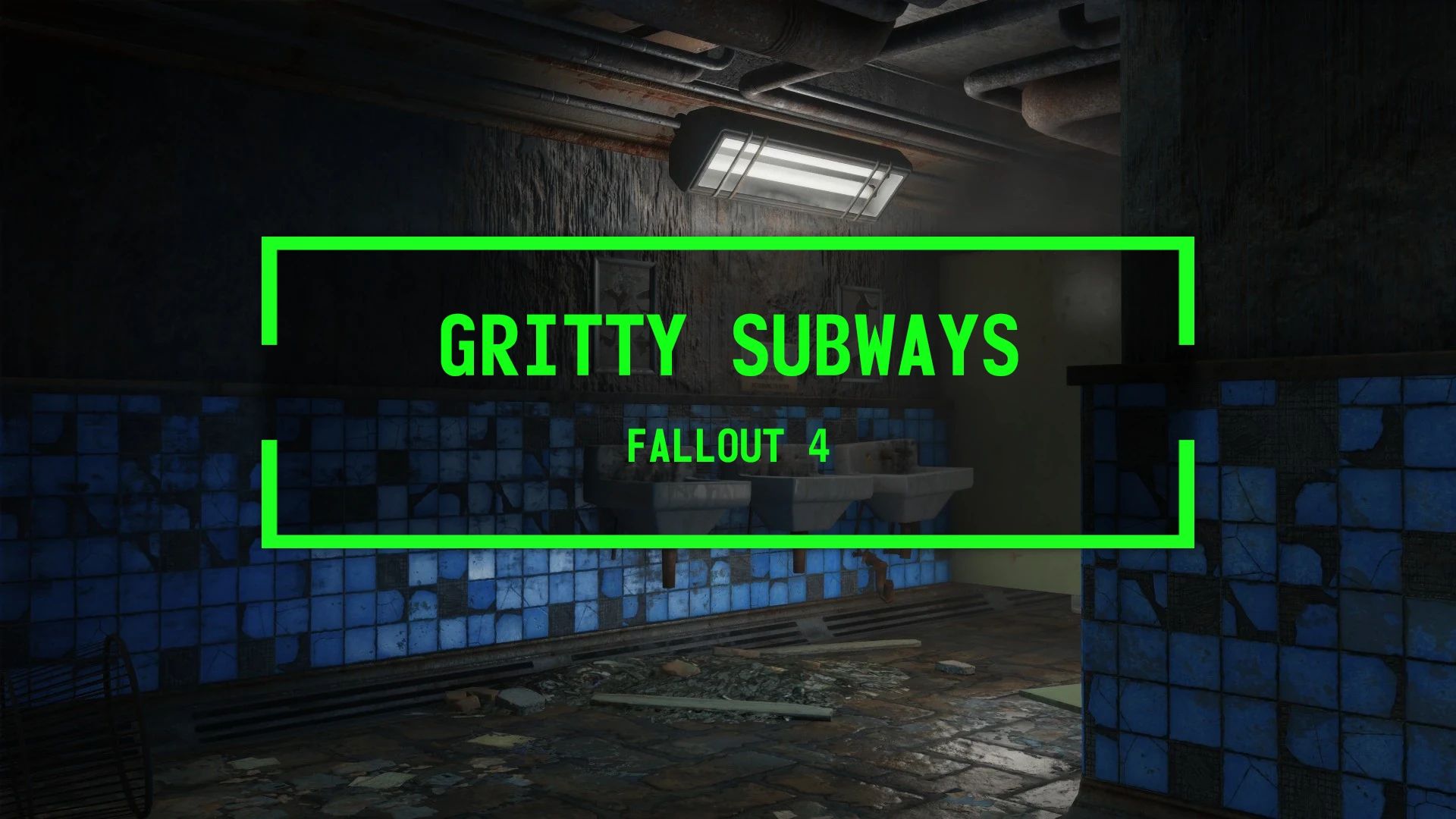 Gritty Subways (2K - 4K) mod for Fallout 4