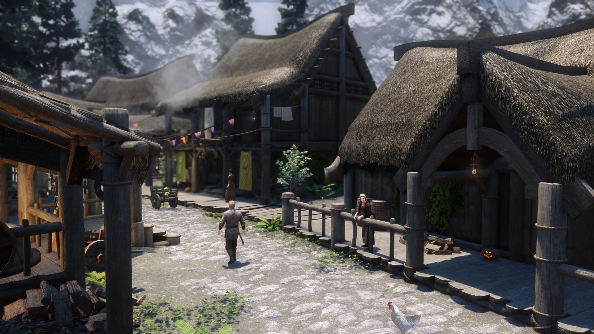 Farmhouses of the Nords (2K - 4K) mod for The Elder Scrolls V: Skyrim Special Edition