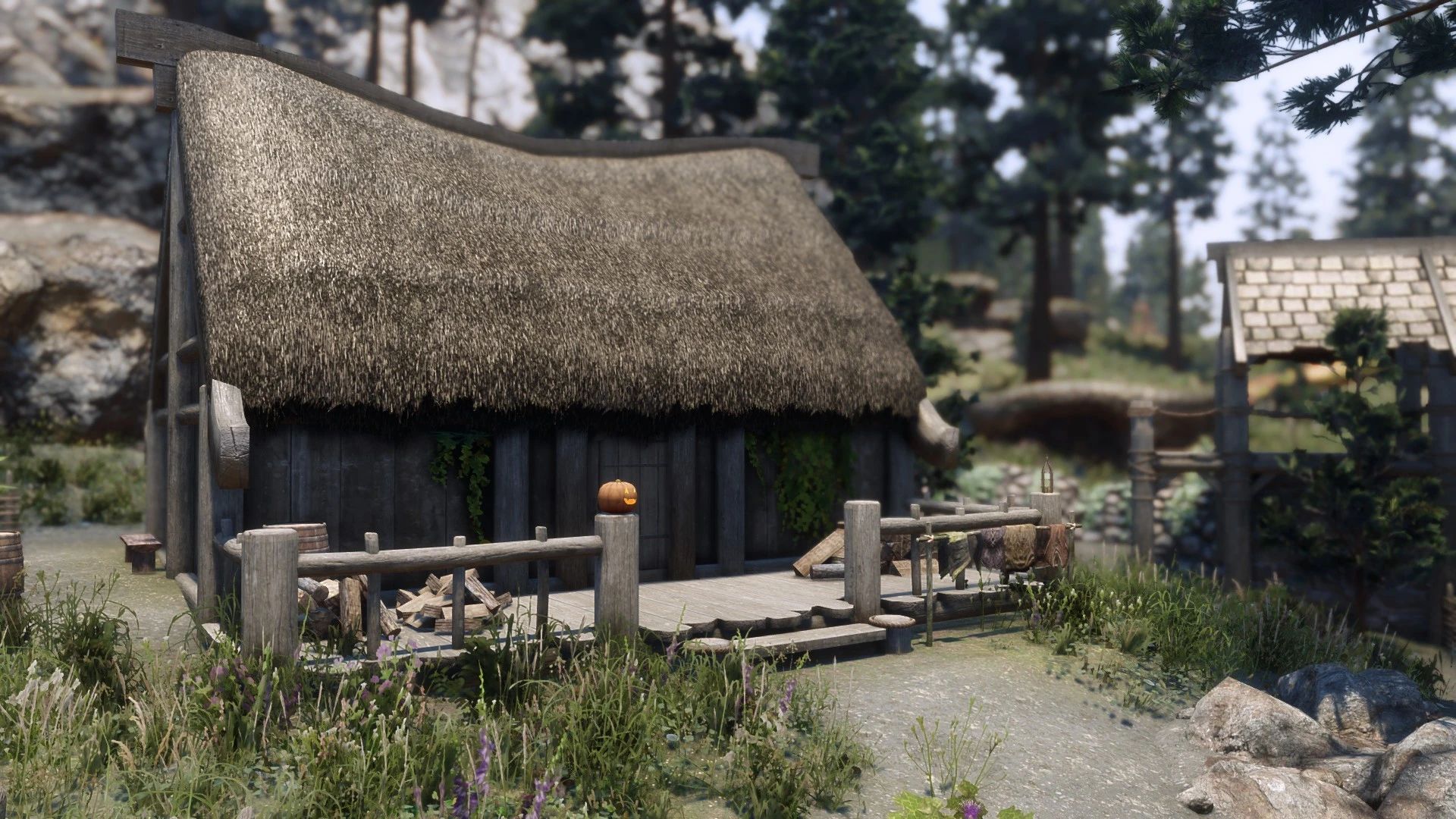 Farmhouses of the Nords (2K - 4K) mod for The Elder Scrolls V: Skyrim Special Edition