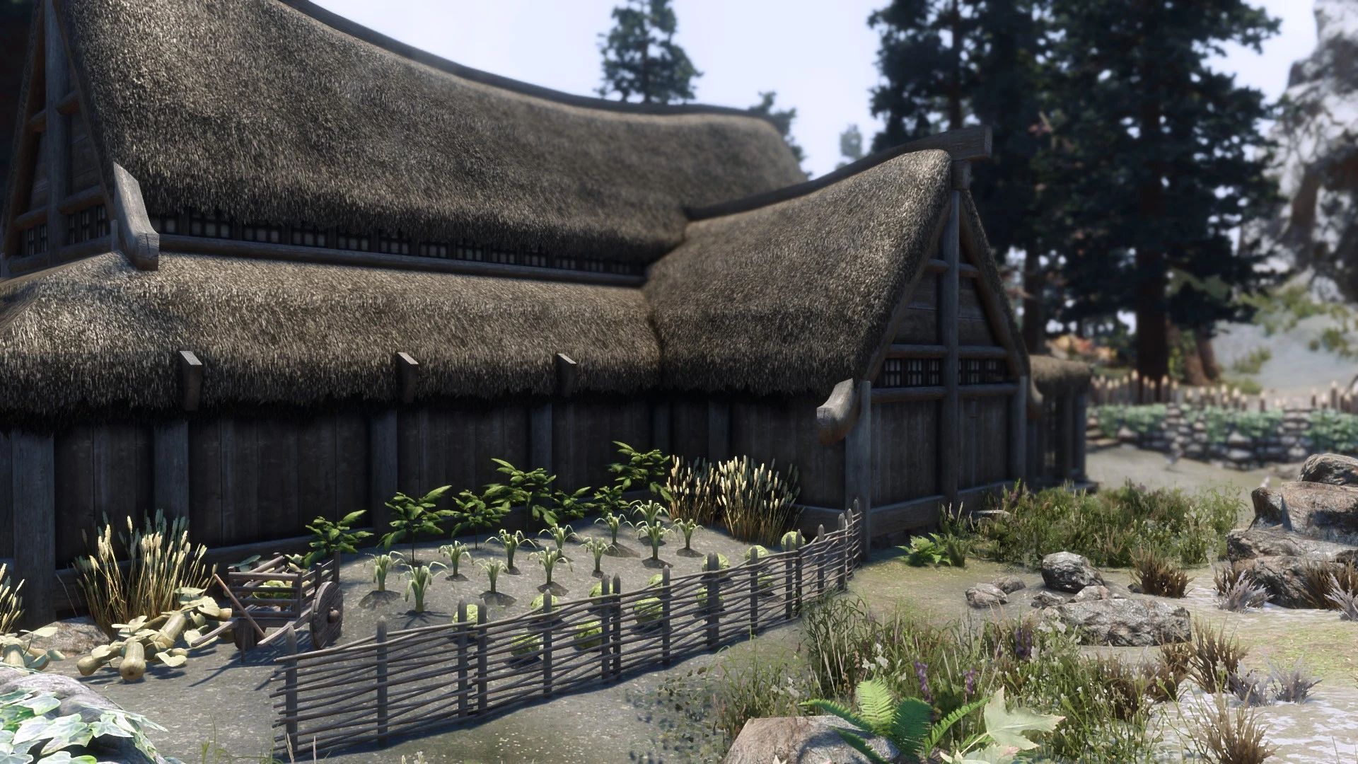 Farmhouses of the Nords (2K - 4K) mod for The Elder Scrolls V: Skyrim Special Edition