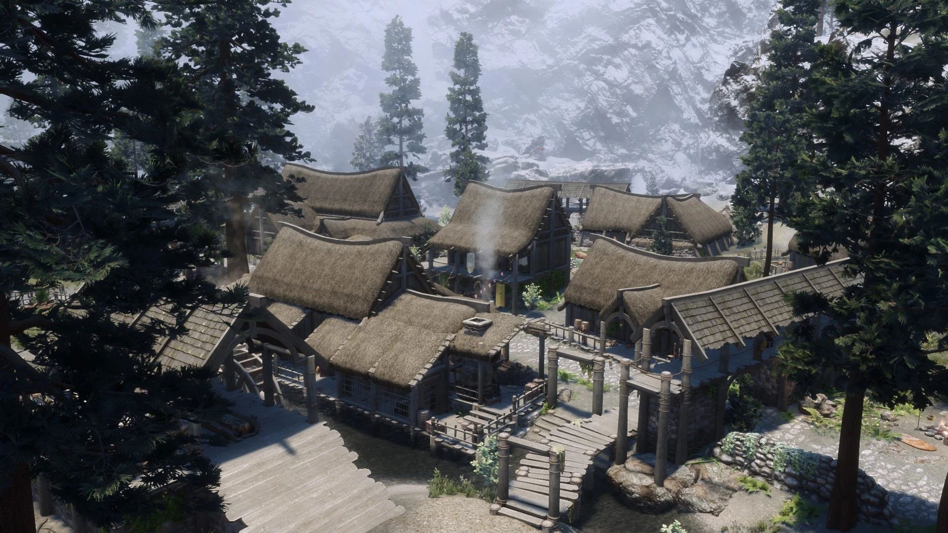 Farmhouses of the Nords (2K - 4K) mod for The Elder Scrolls V: Skyrim Special Edition