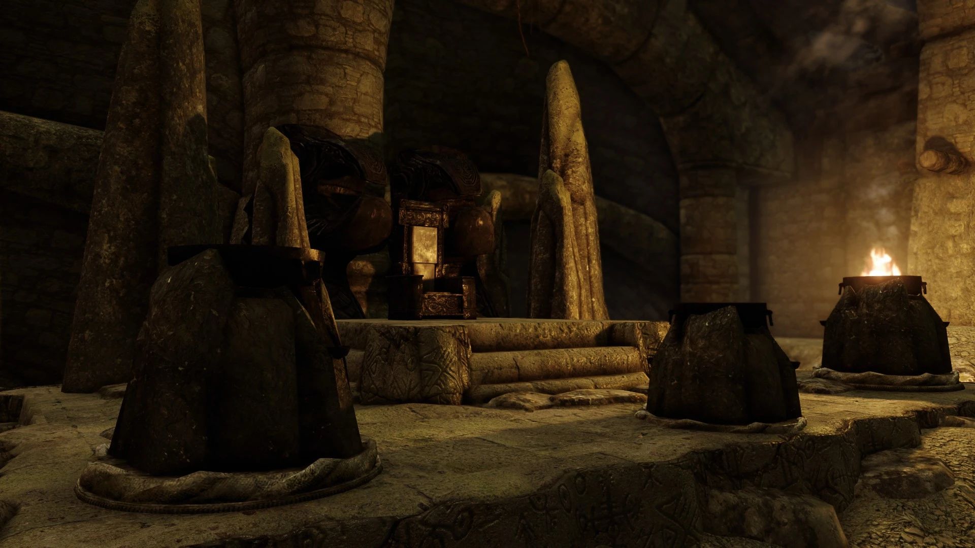 Temples of the Ancients (2K - 4K) mod for The Elder Scrolls V: Skyrim Special Edition
