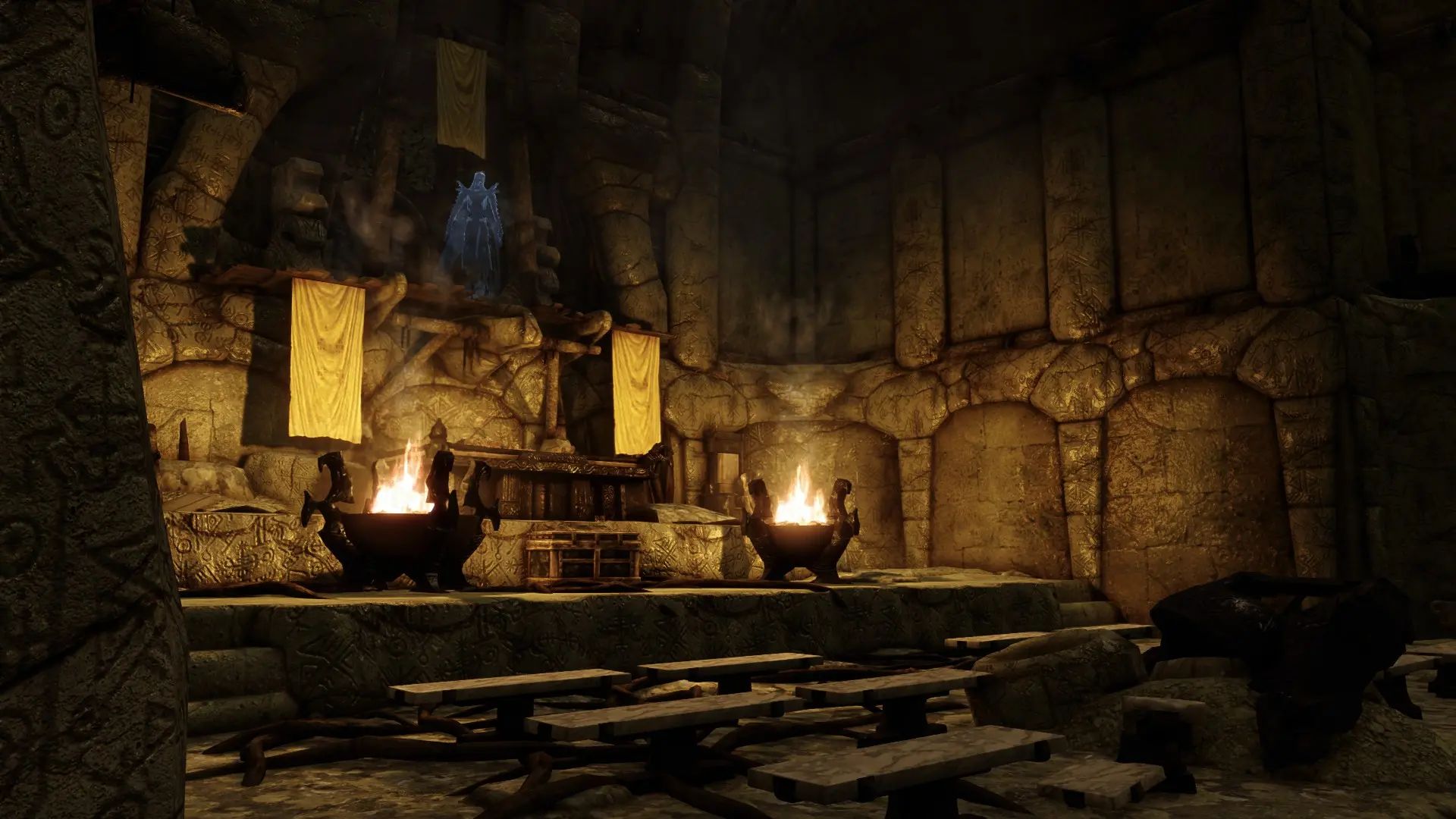 Temples of the Ancients (2K - 4K) mod for The Elder Scrolls V: Skyrim Special Edition