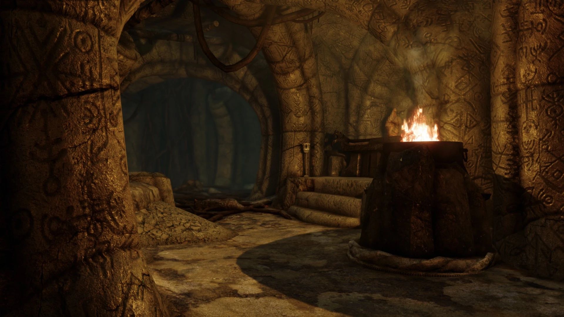 Temples of the Ancients (2K - 4K) mod for The Elder Scrolls V: Skyrim Special Edition