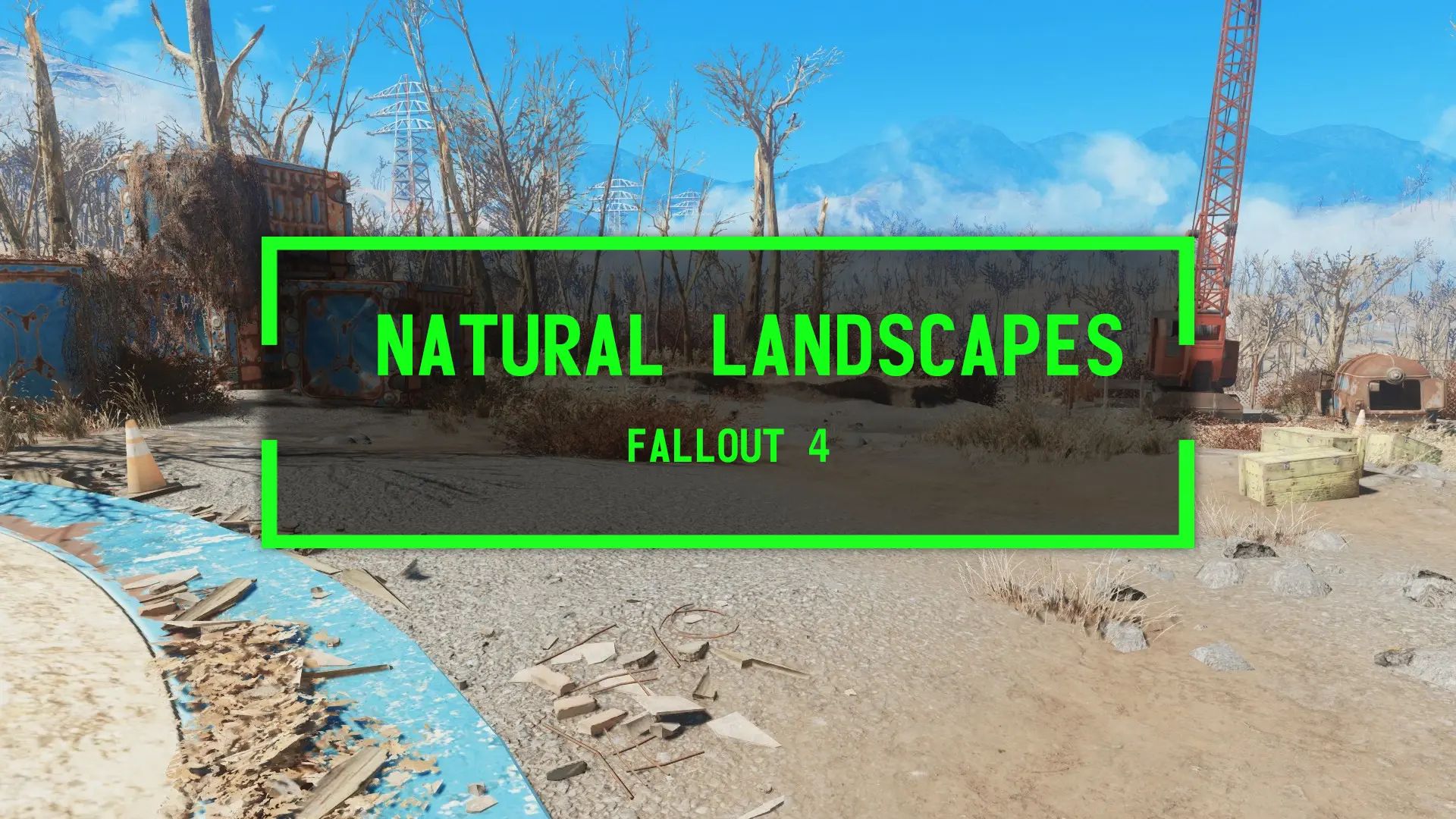 Natural Landscapes mod for Fallout 4