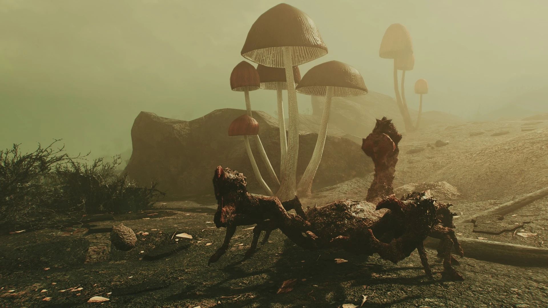 The Fungal Forest mod for Fallout 4