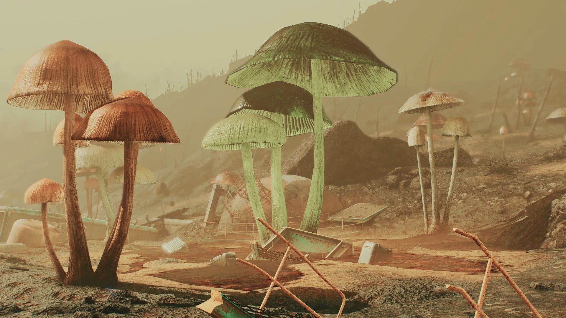The Fungal Forest mod for Fallout 4