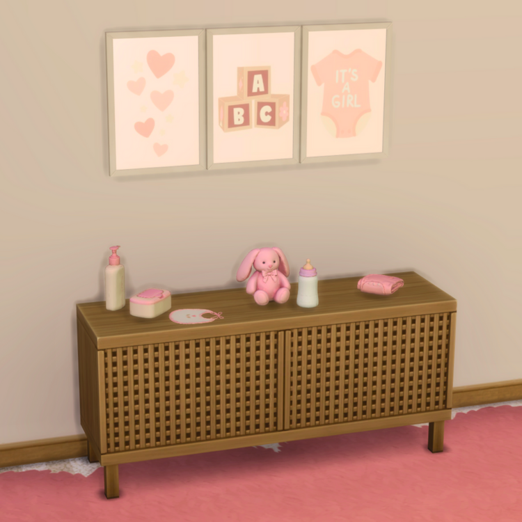 Baby Girl Clutter mod for The Sims 4 