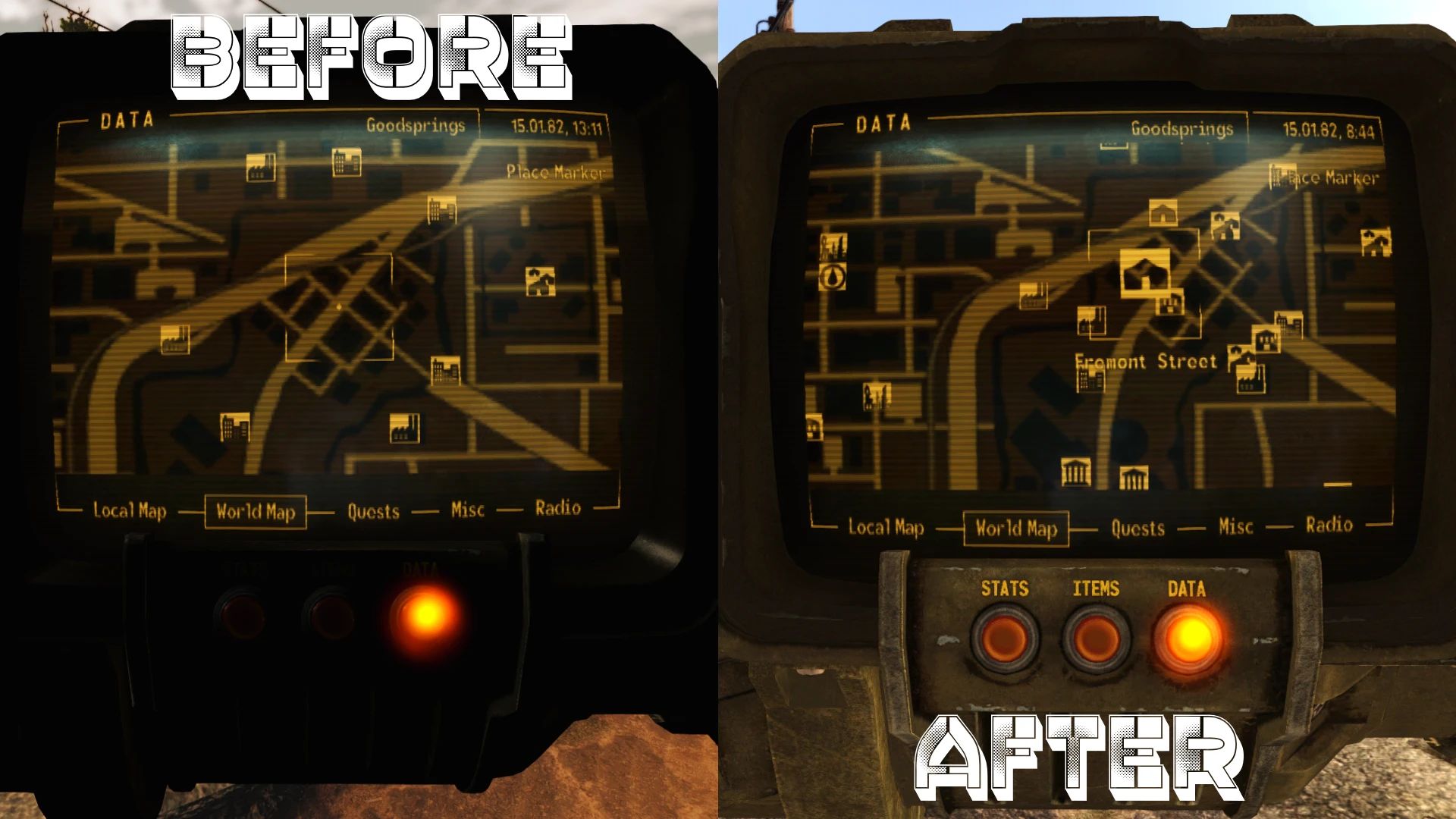 New Vegas Map Marker Project mod for Fallout: New Vegas
