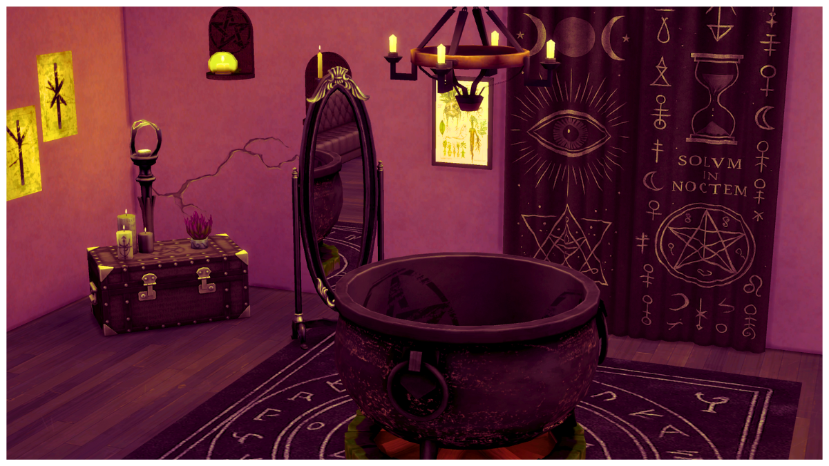 The Occult Chamber mod for The Sims 4 