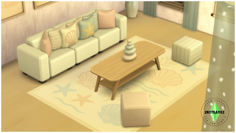 Seashell Dream mod for The Sims 4 