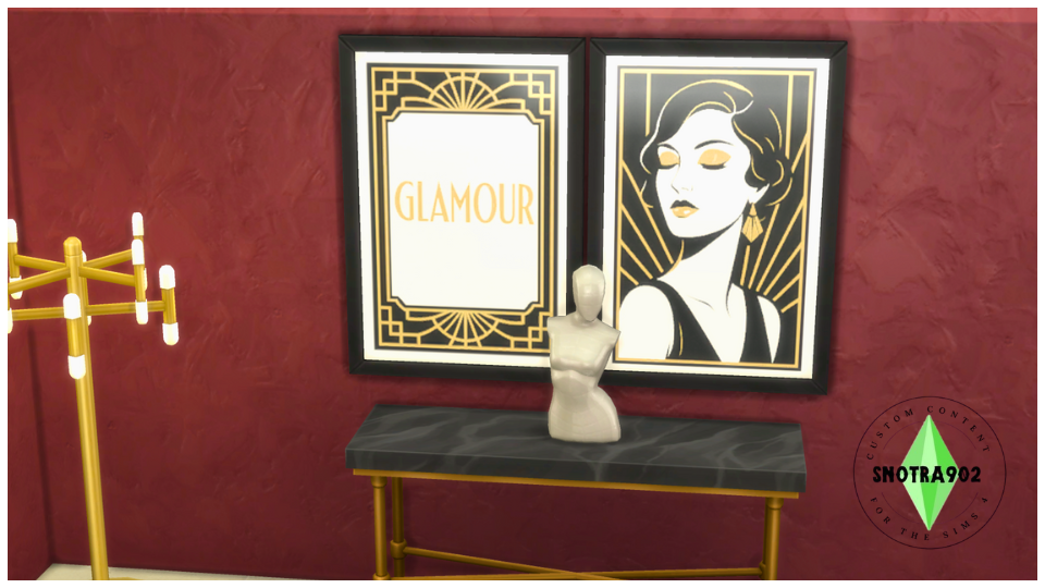 Art Deco Glam mod for The Sims 4 