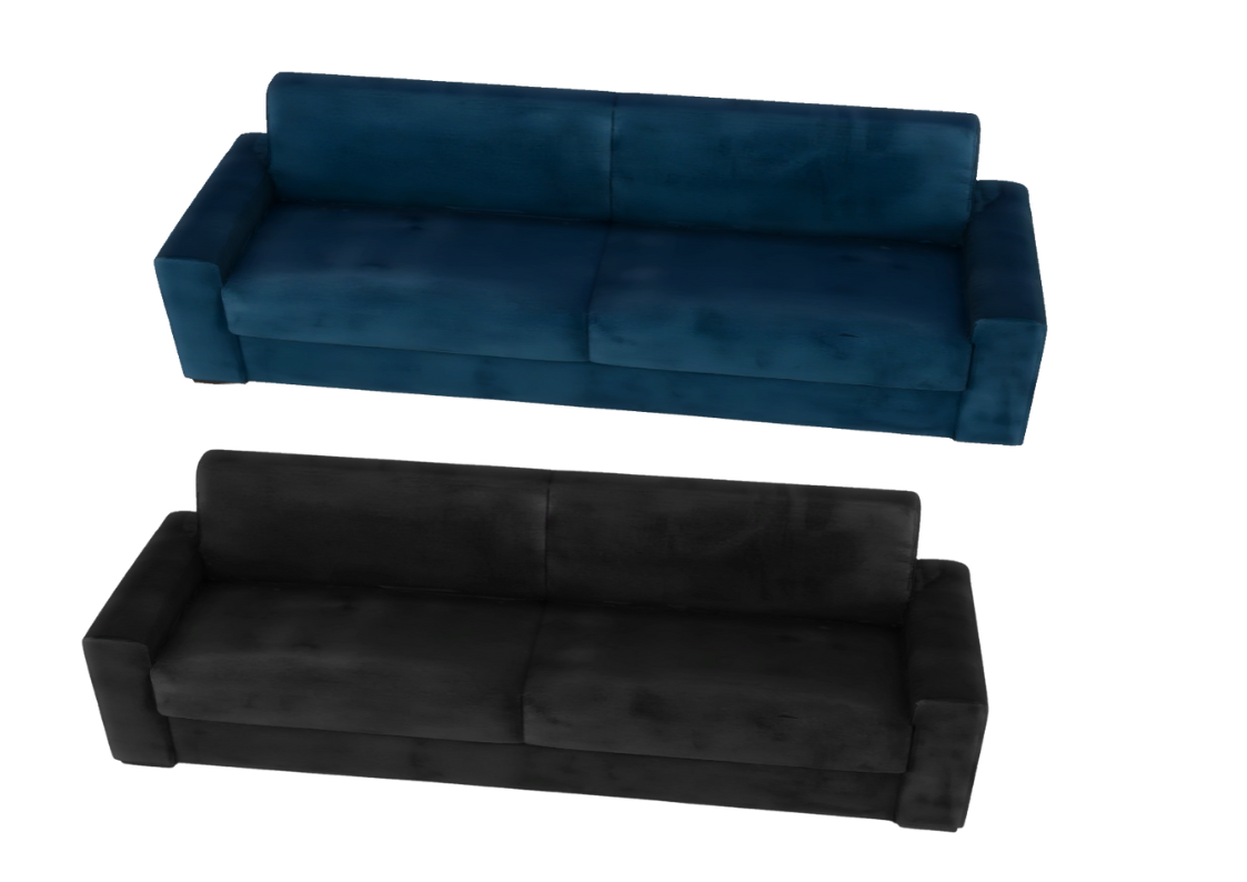 Comfort Velvet Sofa mod for The Sims 4 