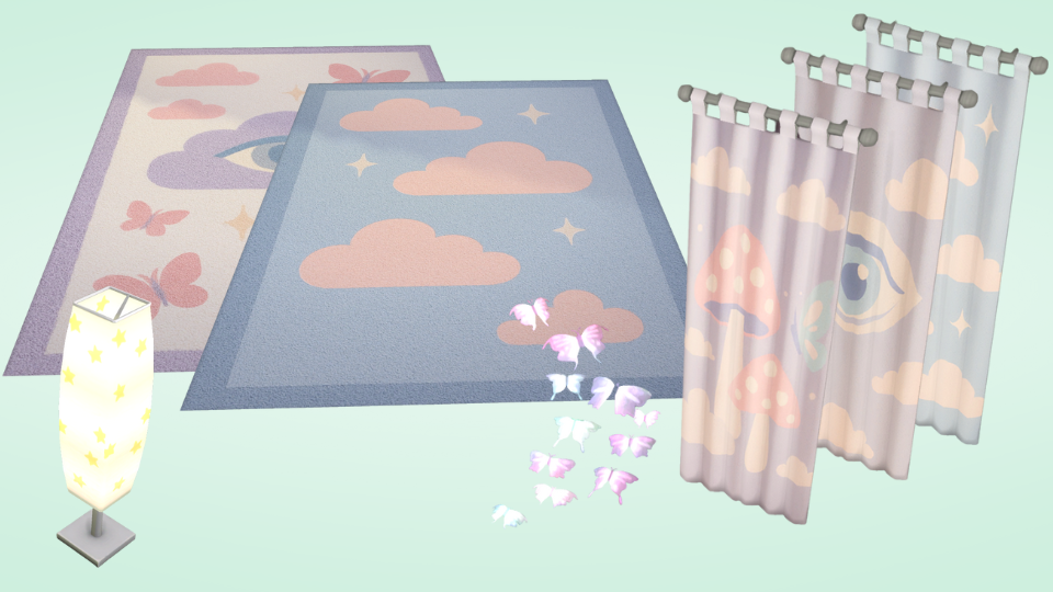 Dreamcore Bedroom mod for The Sims 4 