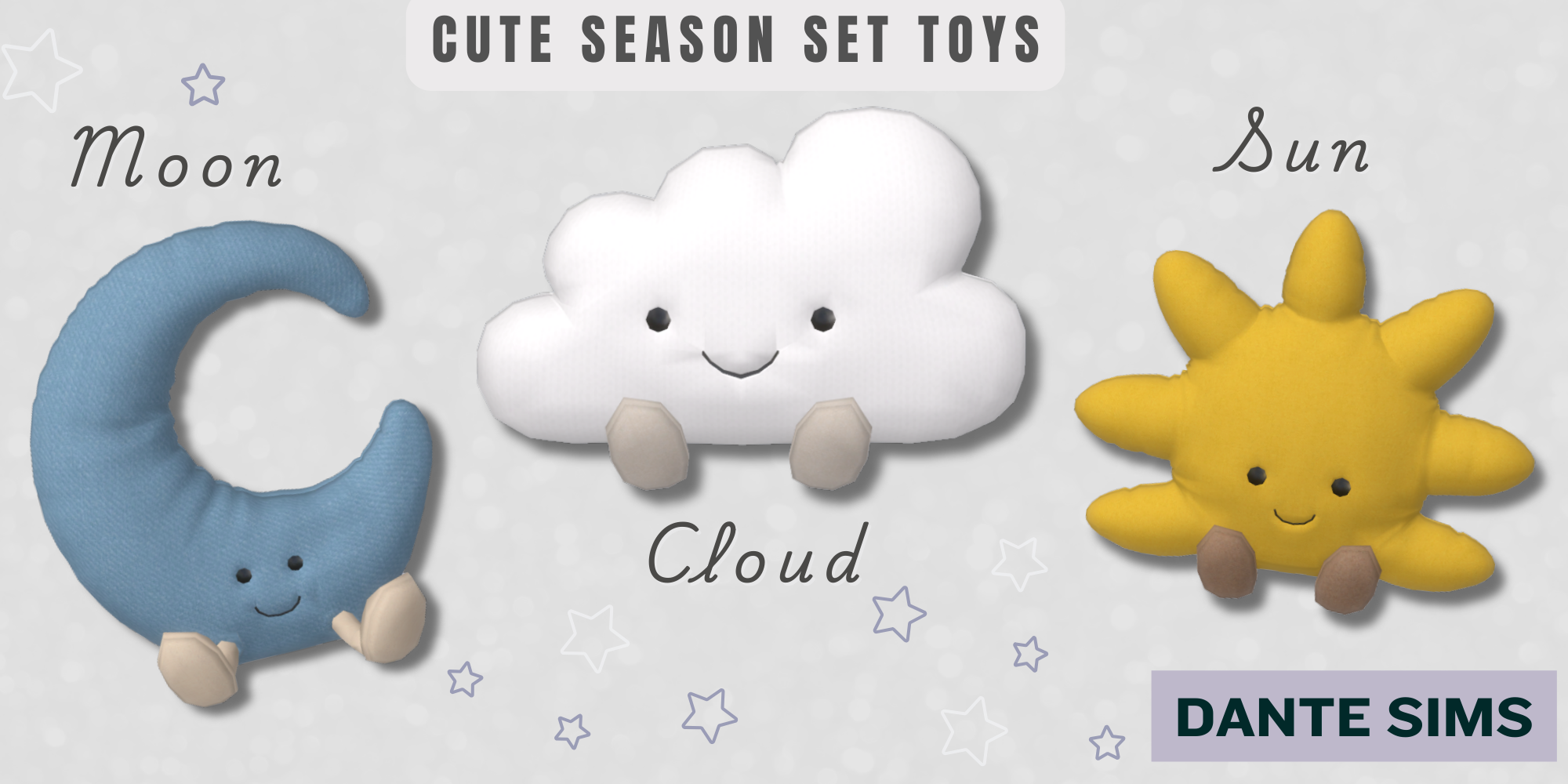 Cute season toys set mod for The Sims 4 